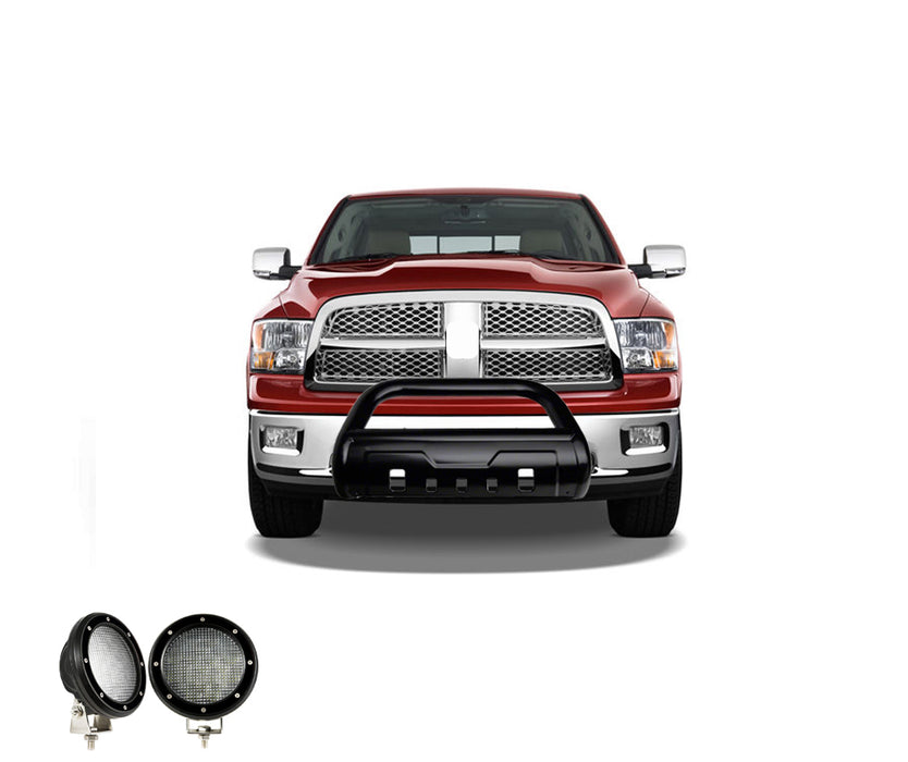 Black Horse Off Road BBDG109A-SP-35OV-PLFB Black Steel Skid Plate - Truck Part Superstore