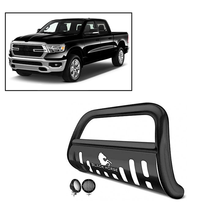Black Horse Off Road BBDG112A-SP-PLFB Black Steel Skid Plate - Truck Part Superstore