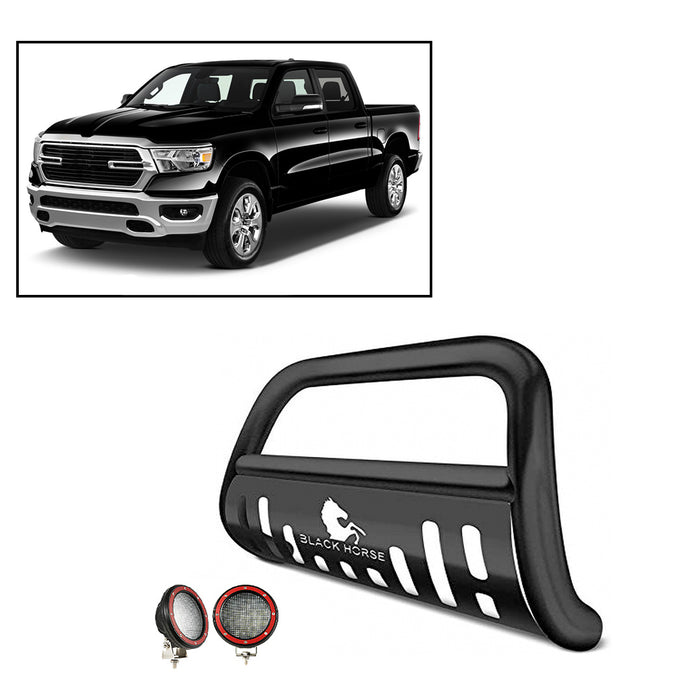 Black Horse Off Road BBDG112A-SP-PLFR Black Steel Skid Plate - Truck Part Superstore
