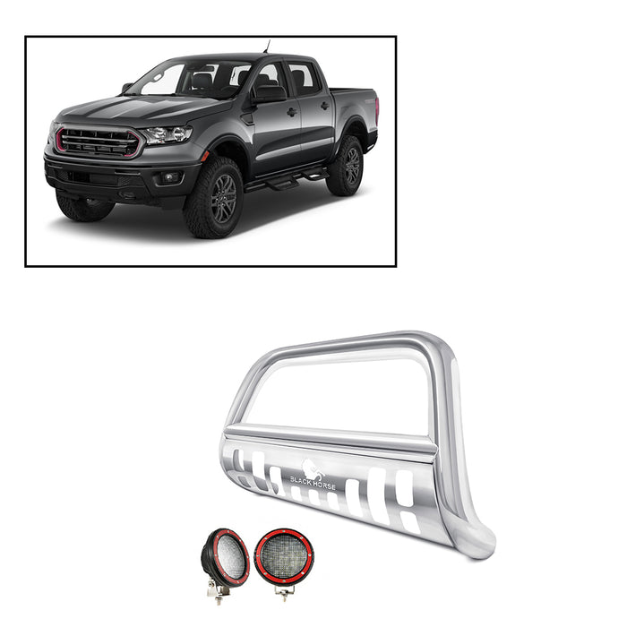 Black Horse Off Road BBFO100-SP-PLFR Stainless Steel Stainless Steel Skid Plate - Truck Part Superstore