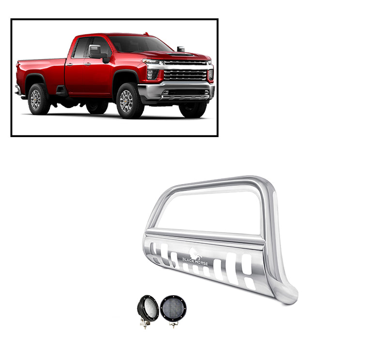 Black Horse Off Road BBGT30-SP-PLFB Stainless Steel Stainless Steel Skid Plate - Truck Part Superstore