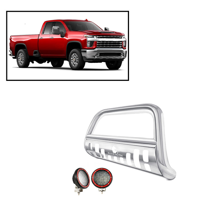 Black Horse Off Road BBGT30-SP-PLFR Stainless Steel Stainless Steel Skid Plate - Truck Part Superstore
