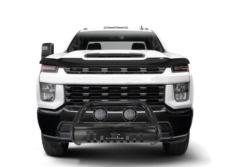 Black Horse Off Road BBGT30A-SP-PLFB Black Steel Skid Plate - Truck Part Superstore