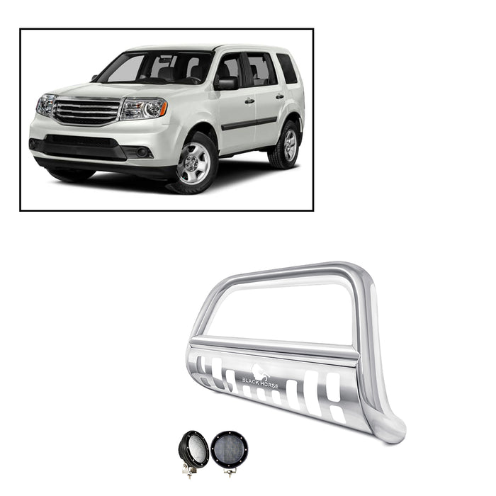 Black Horse Off Road BBH1409-SP-PLFB Stainless Steel Stainless Steel Skid Plate - Truck Part Superstore