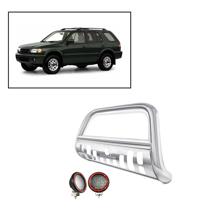 Black Horse Off Road BBHOPAS-SP-PLFR Stainless Steel Stainless Steel Skid Plate - Truck Part Superstore
