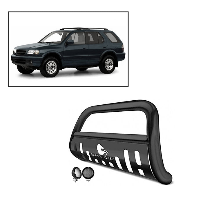 Black Horse Off Road BBHOPASA-SP-PLFB Bumper Push Bar - Truck Part Superstore