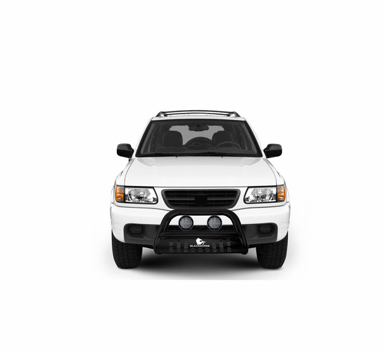 Black Horse Off Road BBHOPASA-SP-PLFB Bumper Push Bar - Truck Part Superstore