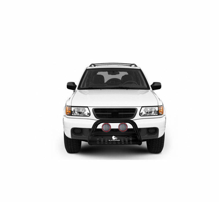 Black Horse Off Road BBHOPASA-SP-PLFR Bumper Push Bar - Truck Part Superstore