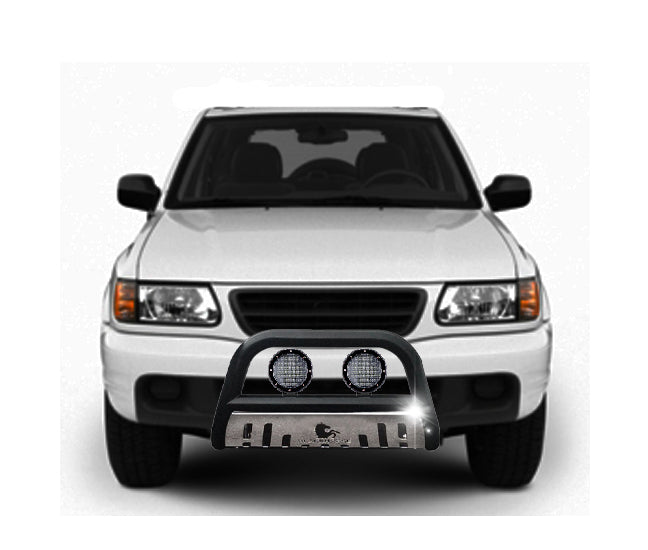 Black Horse Off Road BBHOPASBS-SP-PLFB Black Steel Skid Plate - Truck Part Superstore