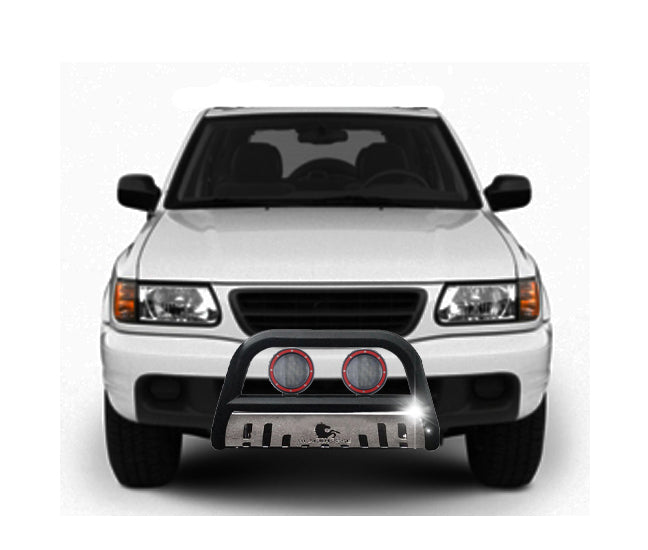 Black Horse Off Road BBHOPASBS-SP-PLFR Black Steel Skid Plate - Truck Part Superstore