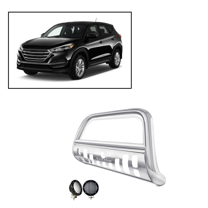 Black Horse Off Road BBHYTU-SP-PLFB Stainless Steel Stainless Steel Skid Plate - Truck Part Superstore