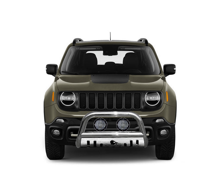 Black Horse Off Road BBJPRE-SP-PLFB Stainless Steel Stainless Steel Skid Plate - Truck Part Superstore