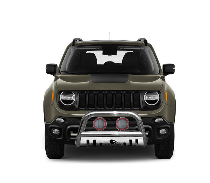Black Horse Off Road BBJPRE-SP-PLFR Stainless Steel Stainless Steel Skid Plate - Truck Part Superstore