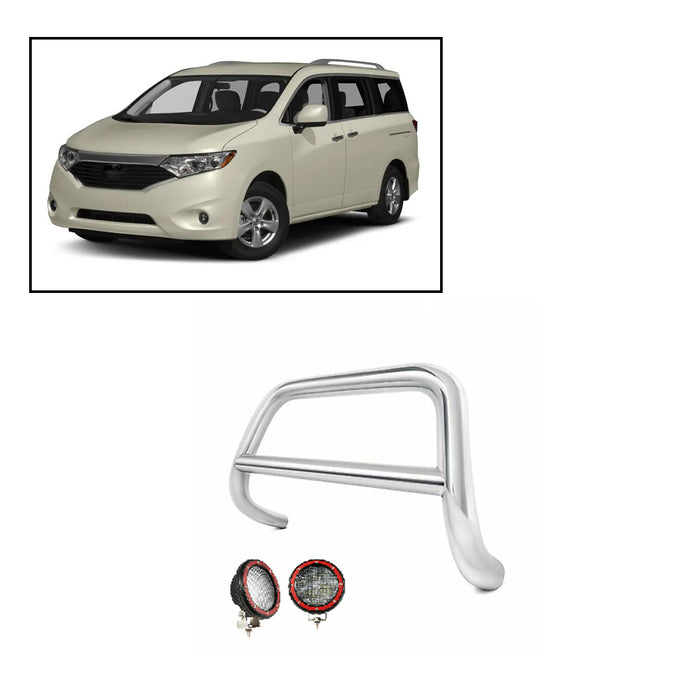 Black Horse Off Road BBNIQUSS-PLFR Stainless Steel Stainless Steel No skid plate - Truck Part Superstore
