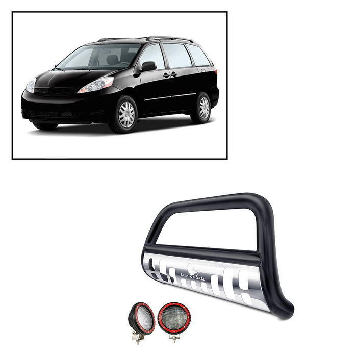Black Horse Off Road BBTY916BS-SP-PLFR Black Steel Skid Plate - Truck Part Superstore