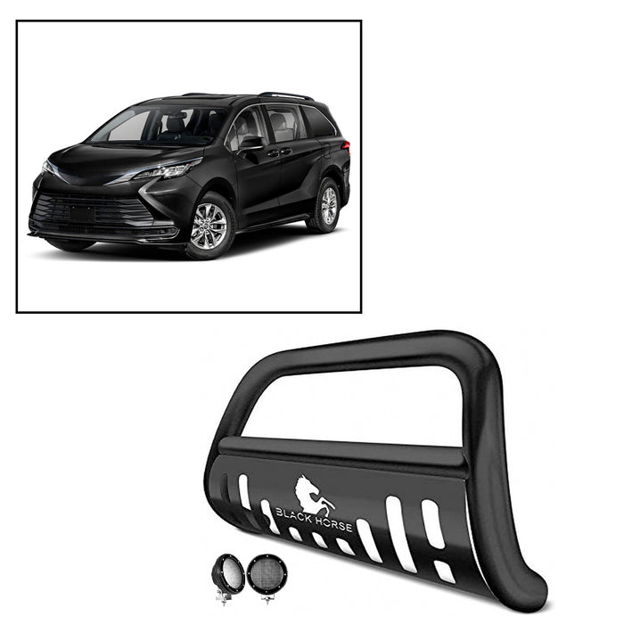 Black Horse Off Road BBTY920A-SP-PLFB Matte Black Steel Skid Plate - Truck Part Superstore