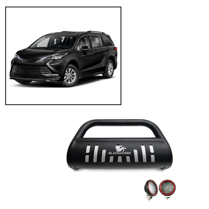 Black Horse Off Road BBTY920A-SP-PLFR Matte Black Steel Skid Plate - Truck Part Superstore