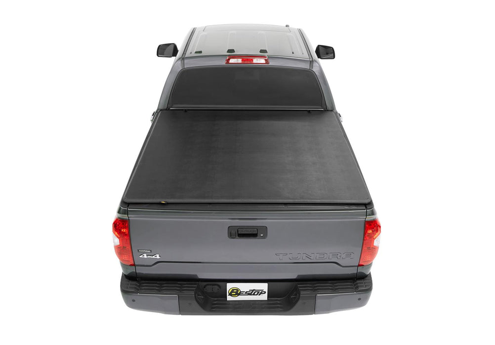 Bestop 16181-01 EZ-Fold Soft Tonneau - 07-21 Tundra; For 6.5 ft. bed; w/o Deck Rails - Truck Part Superstore