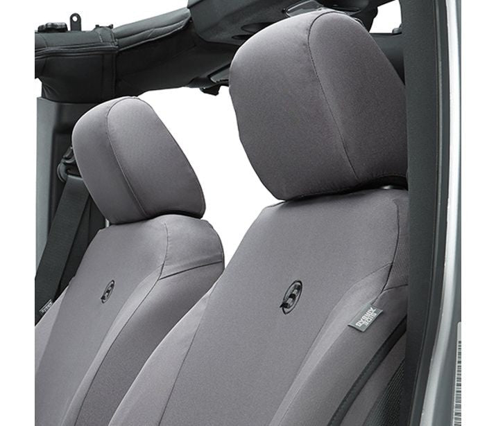 Bestop 29283-09 Seat Covers - 13-18 Wrangler JK; Front (Charcoal) - Truck Part Superstore