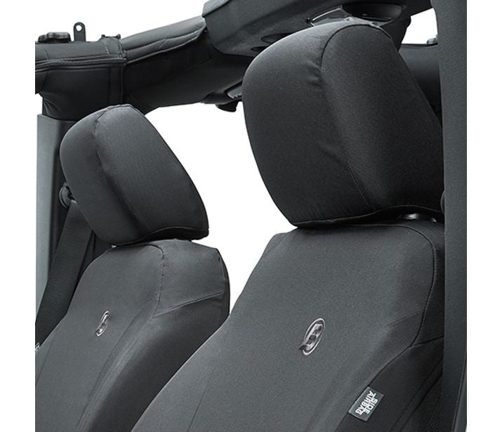 Bestop 29283-35 Seat Covers - 13-18 Wrangler JK; Front (Black Diamond) - Truck Part Superstore