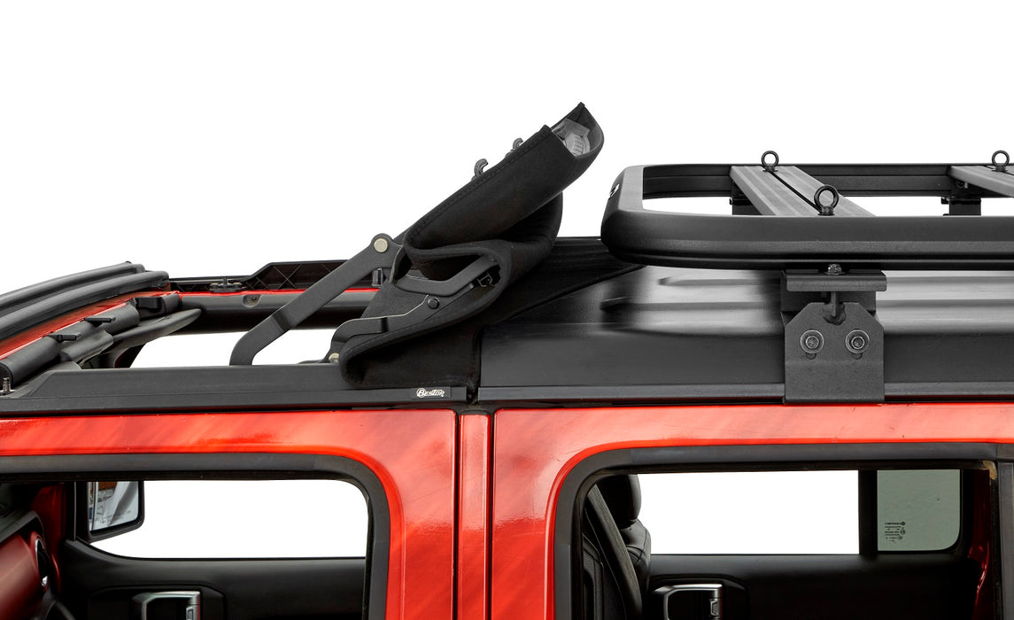 Bestop 41471-01 Hardtop Roof Rack - '18-23 Wrangler JL 4-Door (Black) - Truck Part Superstore