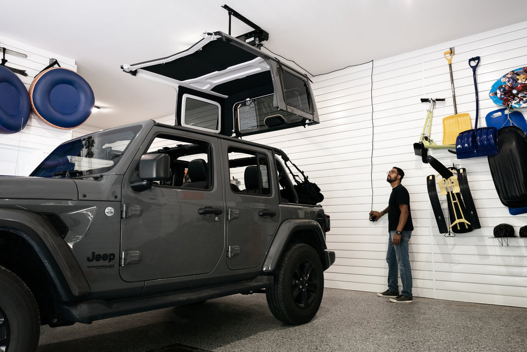 Bestop 42820-01 HOSS Hardtop Hoist - 20-21 Gladiator / 18-21 Wrangler JL / 07-18 Wrangler JK - Truck Part Superstore