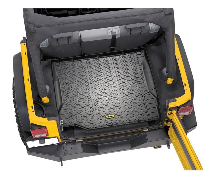 Bestop 51505-01 Cargo Liner - '07-10 Wrangler JK; Rear (Black) - Truck Part Superstore