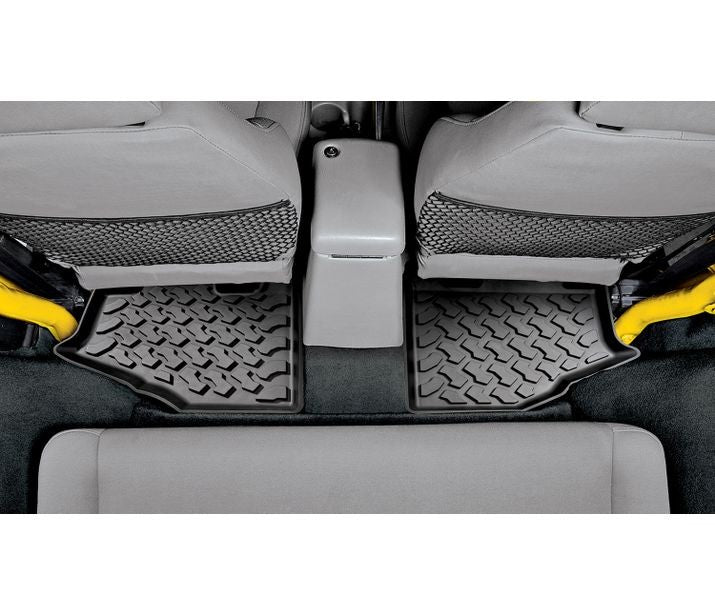 Bestop 51510-01 Floor Mats - '97-06 Wrangler TJ; Rear (Black) - Truck Part Superstore