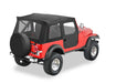 Bestop 51597-15 Supertop Classic - '76-83 CJ5 (Black Denim; Clear Windows) - Truck Part Superstore