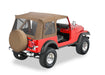 Bestop 51599-37 Supertop Classic - '76-86 CJ7 / '87-95 Wrangler YJ (Spice; Clear Windows) - Truck Part Superstore