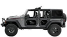 Bestop 51731-01 CORE Doors - '07-18 Wrangler JK 4-Door (Rear Lower Doors, Black) - Truck Part Superstore
