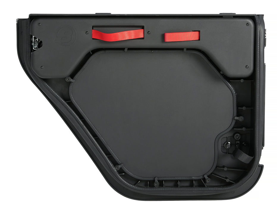 Bestop 51731-01 CORE Doors - '07-18 Wrangler JK 4-Door (Rear Lower Doors, Black) - Truck Part Superstore