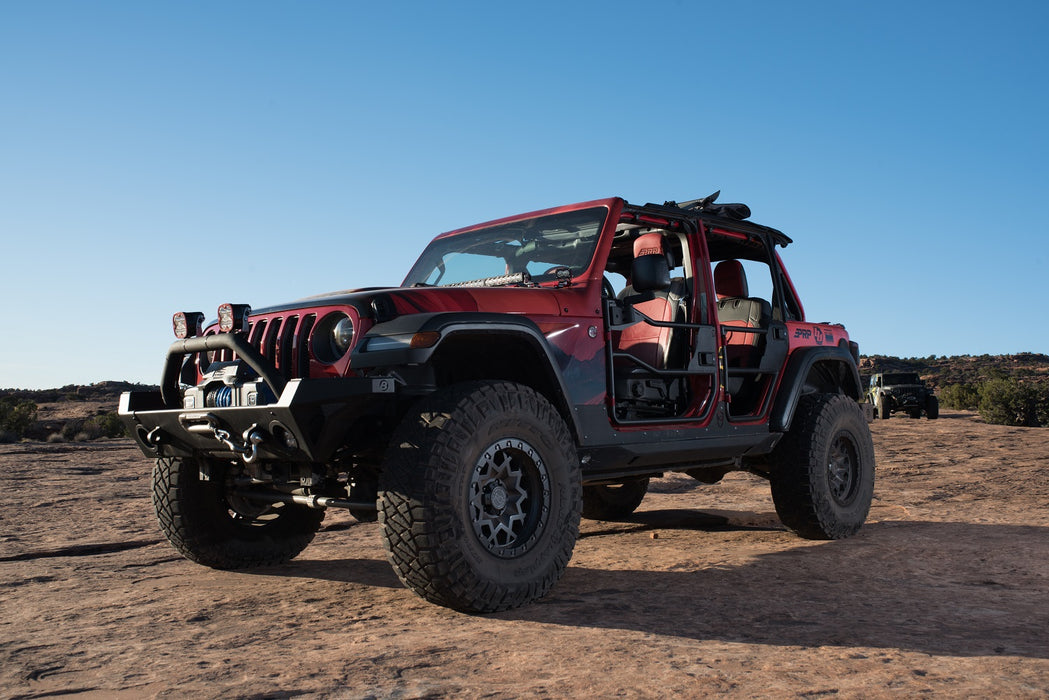 Bestop 51740-01 Element Doors - '20-22 Gladiator / '18-22 Wrangler JL (Front; Matte Black) - Truck Part Superstore