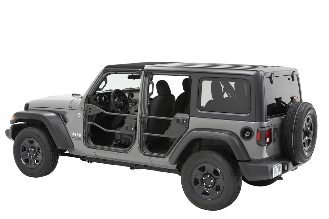 Bestop 51740-01 Element Doors - '20-22 Gladiator / '18-22 Wrangler JL (Front; Matte Black) - Truck Part Superstore