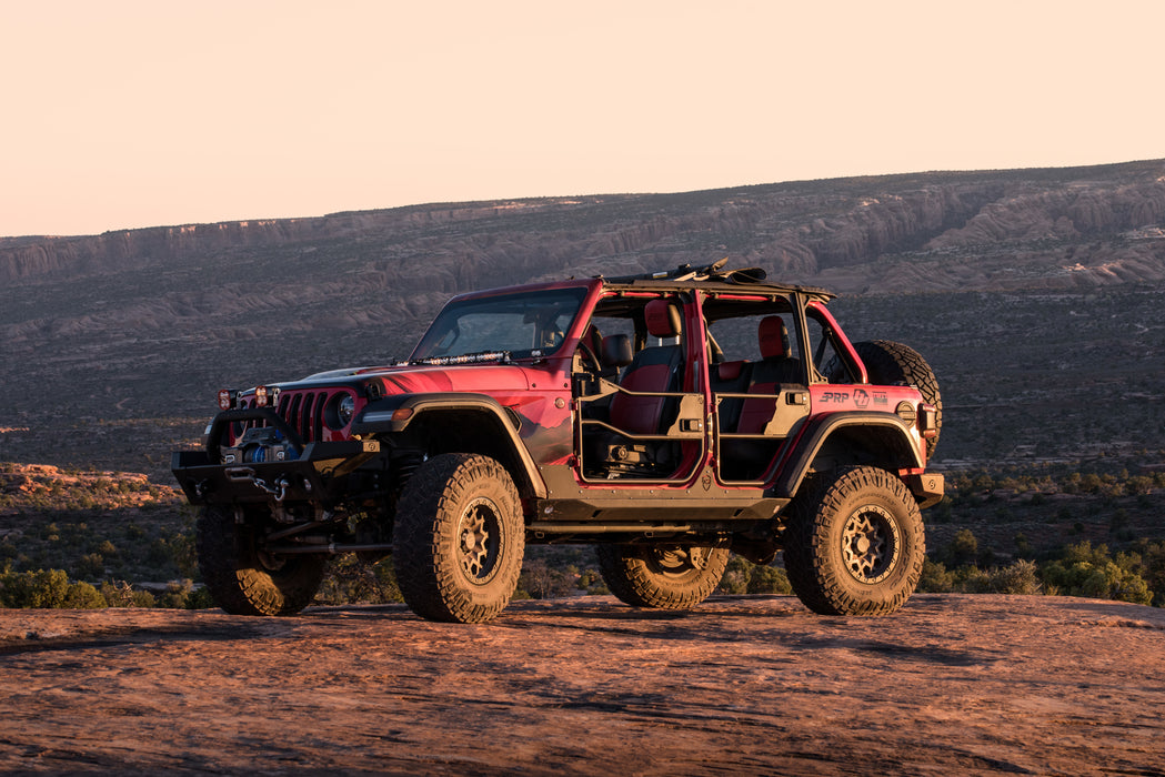 Bestop 51740-01 Element Doors - '20-22 Gladiator / '18-22 Wrangler JL (Front; Matte Black) - Truck Part Superstore