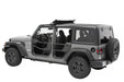 Bestop 51741-01 Element Doors - '20-22 Gladiator / '18-22 Wrangler JL 4-Door (Rear; Matte Black) - Truck Part Superstore