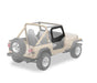 Bestop 51780-15 Upper Fabric Doors - 88-95 Wrangler YJ (Black Denim) - Truck Part Superstore