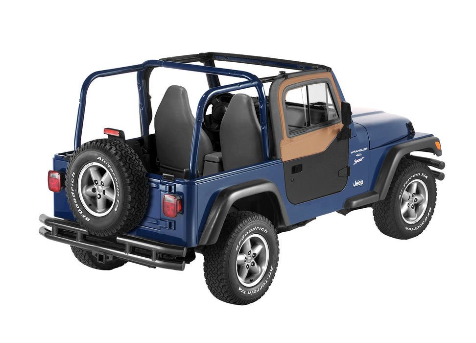 Bestop 51787-37 Upper Door Sliders - '97-06 Wrangler TJ (Spice; Dual Sliding Window) - Truck Part Superstore
