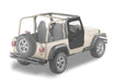 Bestop 51789-15 Full Fabric Doors - '97-06 Wrangler TJ (Black Denim) - Truck Part Superstore