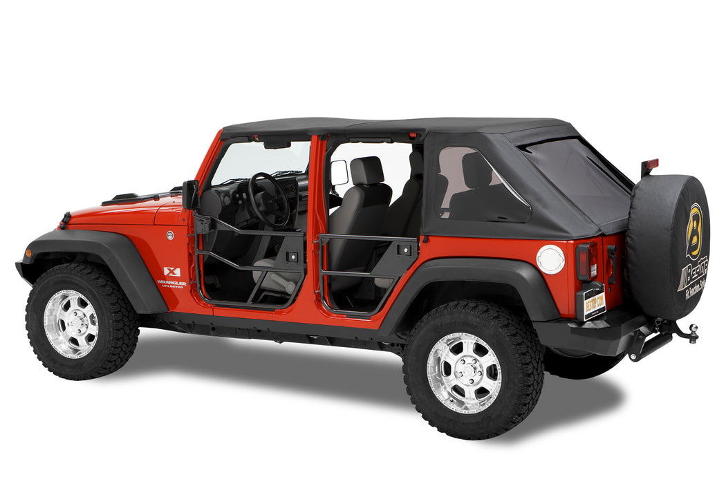 Bestop 51810-01 Element Doors - '07-18 Wrangler JK (Front Doors; Satin Black) - Truck Part Superstore