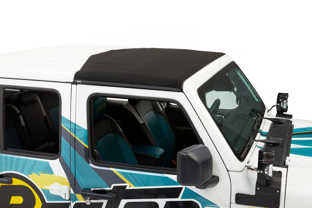 Bestop 52454-17 Sunrider for Hardtop - '20-23 Gladiator / '18-23 Wrangler JL (Black Twill) - Truck Part Superstore