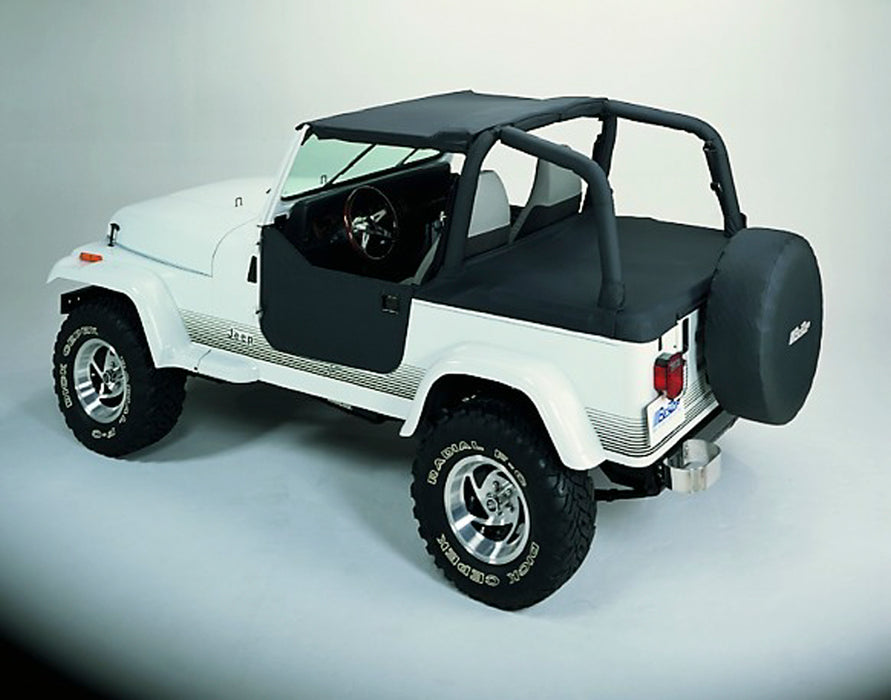 Bestop 52518-15 Strapless Targa Bikini - '80-86 CJ7 (Black Denim) - Truck Part Superstore