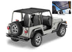 Bestop 52531-11 Header Safari Bikini - '97-02 Wrangler TJ (Mesh) - Truck Part Superstore