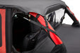 Bestop 52608-35 Header Safari Cable Style Bikini - '18-22 Wrangler JL 4-Door (Black Diamond) - Truck Part Superstore