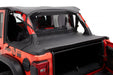 Bestop 52608-35 Header Safari Cable Style Bikini - '18-22 Wrangler JL 4-Door (Black Diamond) - Truck Part Superstore