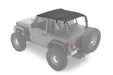 Bestop 52609-35 Header Safari Bikini - '18-22 Wrangler JL 2-Door (Black Diamond) - Truck Part Superstore