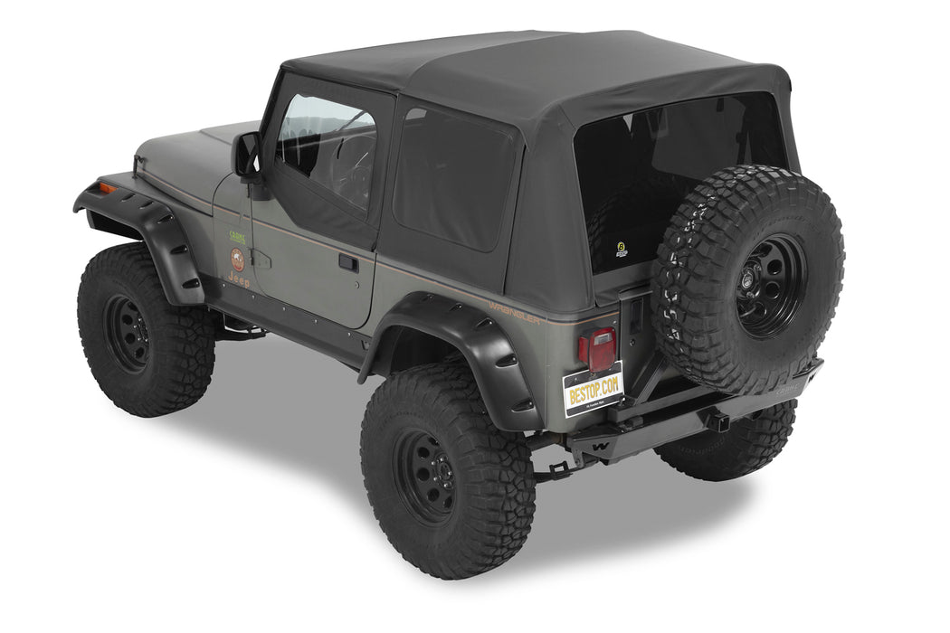 Bestop 54601-01 Supertop - '88-95 Wrangler YJ (Black) - Truck Part Superstore