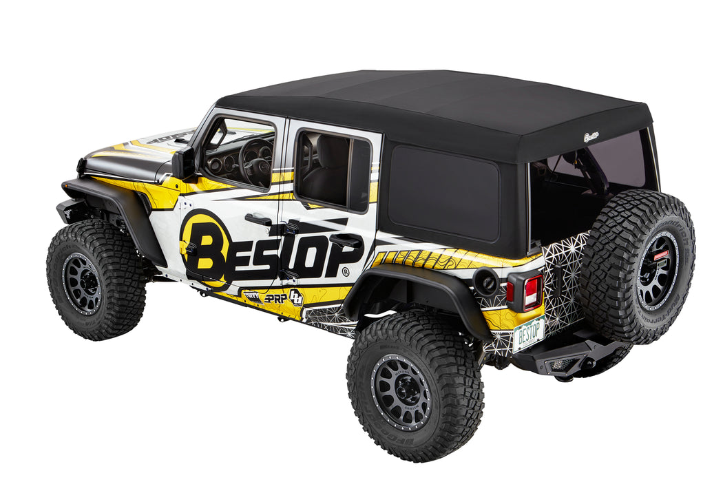 Bestop 54725-17 Supertop Ultra - '18-23 Wrangler JL 4-Door (Black Twill) - Truck Part Superstore