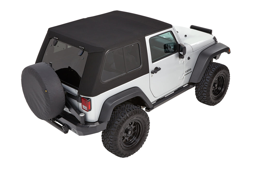 Bestop 54862-17 Trektop Pro - '07-18 Wrangler JK 2-Door (Black Twill) - Truck Part Superstore