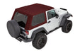 Bestop 54862-68 Trektop Pro - '07-18 Wrangler JK 2-Door (Crushed Red Pepper Twill) - Truck Part Superstore